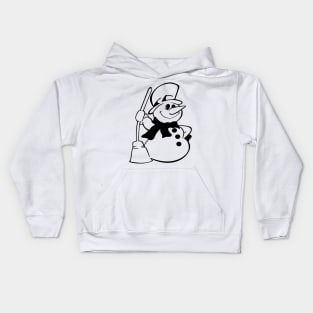 the snowman Kids Hoodie